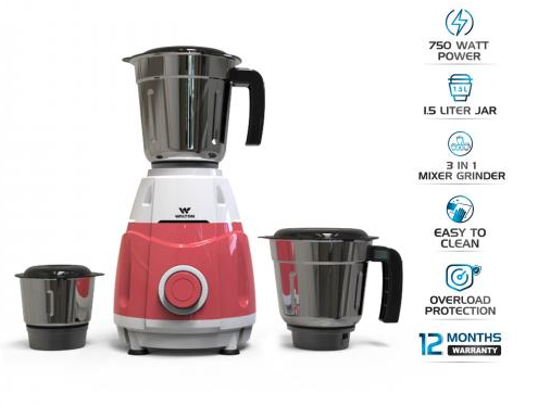 WALTON MIXER GRINDER 750 WATT WBL-15G275