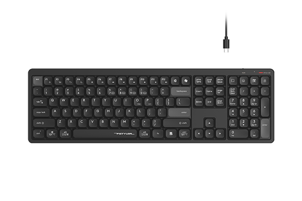 A4tech Fstyler FBX55C Dual-Mode (Bluetooth & 2.4G Wireless) Scissor Switch Wireless Keyboard Only English Layout