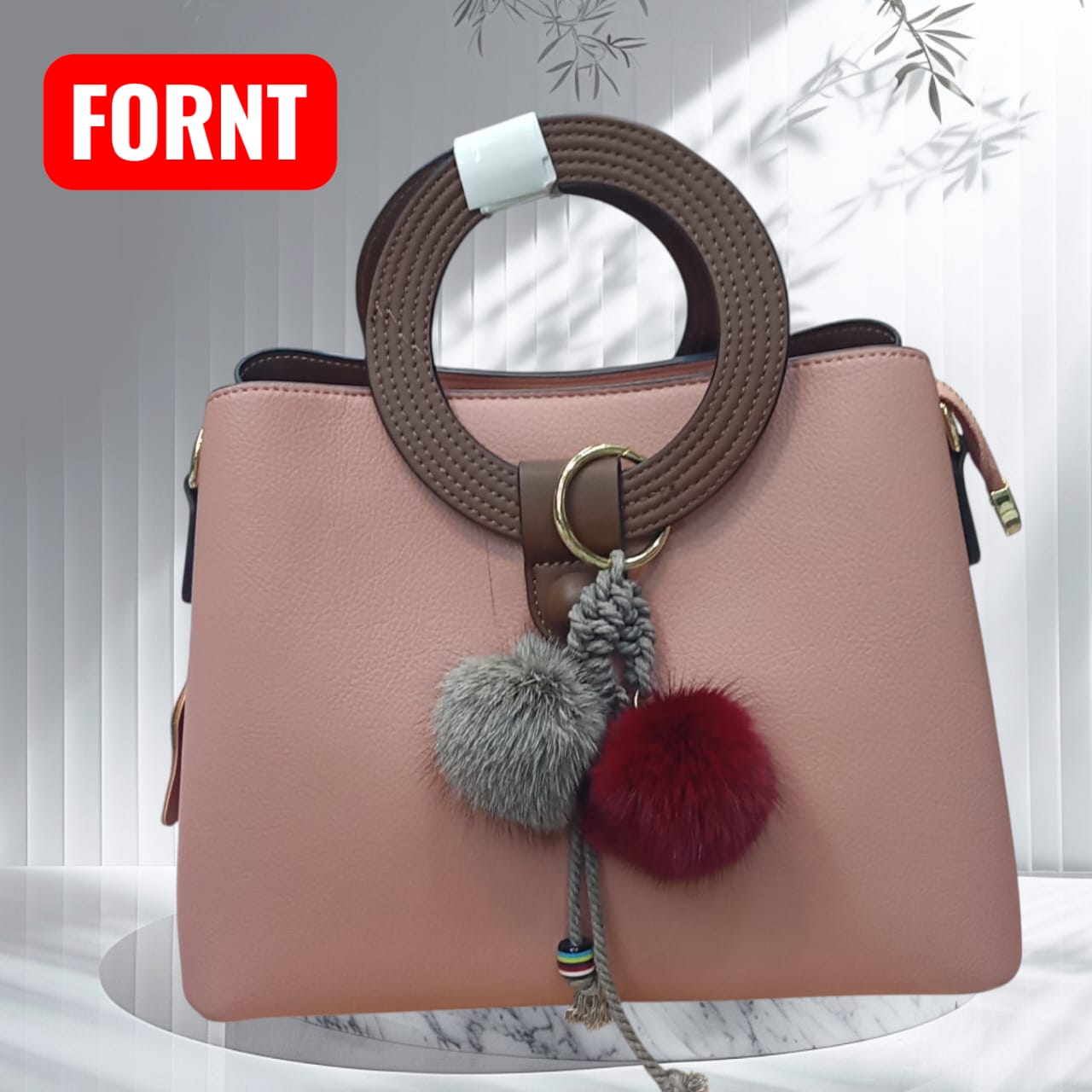 Women PU Leather Ladies Hand Bag & Shoulder Tote Bag