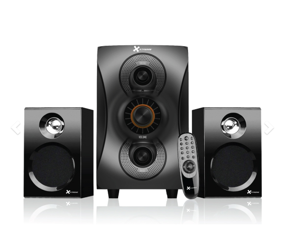 Xtreme Melody 2.1 Black Bluetooth Multimedia Speaker with Remote