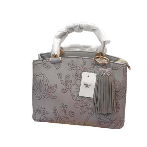 Flower Fashion Leather Shoulder Bag for Women, PU Leather Handbag