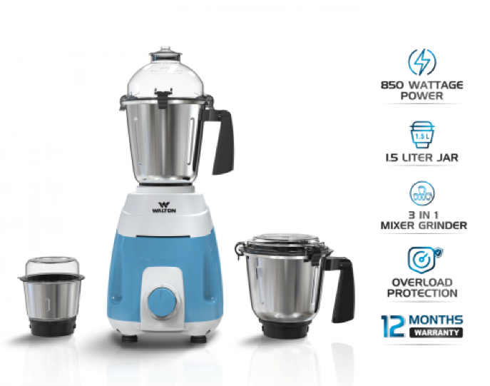 WALTON SONIC SERIES MIXER GRINDER 850 WATT WBL-15GM85N