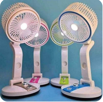 LED  light folding fan (lr)