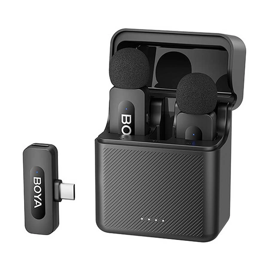 Boya BY-V30 2.4 GHz Dual-Channel Wireless Microphone