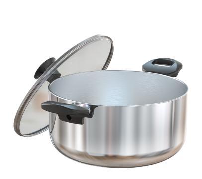 Walton Vibrant Casserole Pan with Glass Lid 24cm