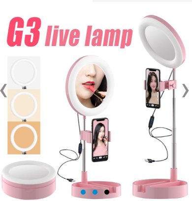 Live Makeup Multipurpose Ring Lamp With Mobile Stand