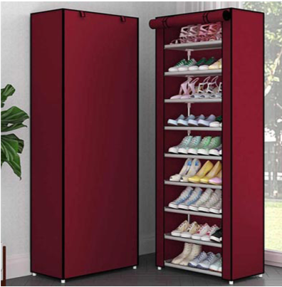 9 layer DIY Combination Dust-proof Cloth Shoe Cabinet