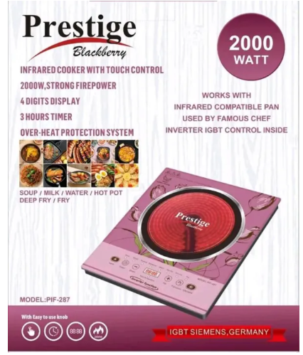 Prestige Infrared Cooker PIF-287 (ANY PAN)