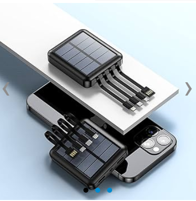 Mobile charger for Solar Power Bank 10000 mah